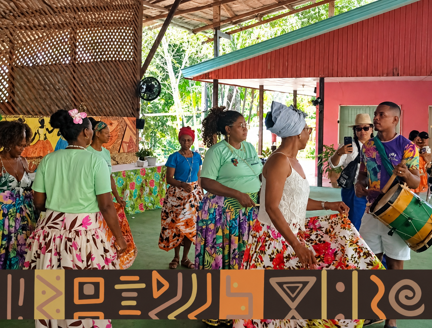Vivência de marabaixo em uma comunidade do Amapá